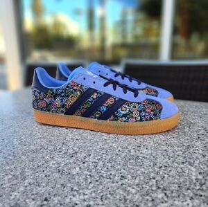 Adidas Gazelle x Liberty London GS Supplier Colour / Gum BRAND NEW